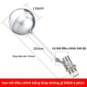 CHUANGXINZHE | Van Điều Chỉnh Mực Nước Đồng 1/2 inch 3/4 inch