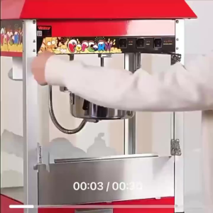 HAILANG Popcorn machine commercial fully automatic electric popcorn machine 8 ounce automatic popcorn machine
