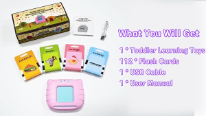 Lion Early Education Card Machine Flash Card Reader Smart English Speaker Educational Toys For Kids Girls Boys Gifts