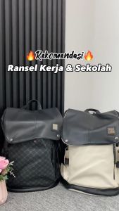 Max-Mor M110 Ransel Kulit Pria Backpack Ransel Dewasa Premium Quality