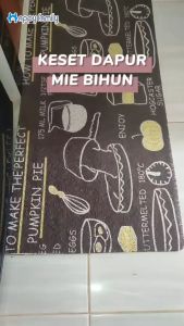 (HF) BELI LOKAL Keset Dapur 2in1 Mie Bihun PVC Anti Slip Kitchen Floor Mat Premium 45x75CM &45x120CM