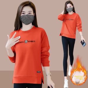 HUAXUNRAN | Womens Loose Slimming Cotton Hoodie