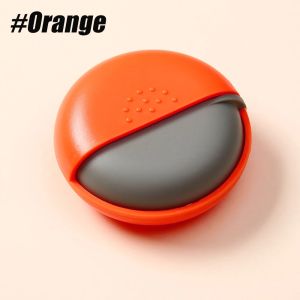 Portable Small Pill Box for Purse - Compact Leak-Proof Medicine Container for Pills Vitamins Fish Oil Supplements - BPA-Free