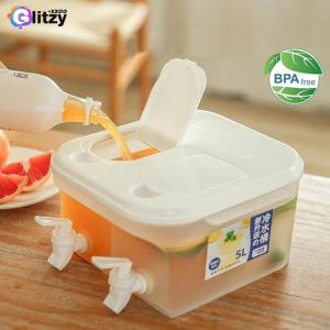 5L Filtering Faucet Water Kettle Plastic High-capacity Fruit Tea Preservation Kettle Home High Temperature Resistant WaterKettle