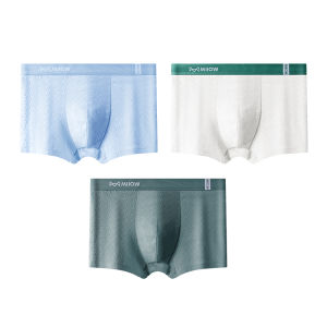 MiiOW | Quần lót nam Catman bằng cotton nguyên chất thoáng khí cạp vừa quần lót kháng khuẩn cỡ lớn quần đùi nam mùa hè 2025