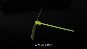 Children Outdoor Toy Bamboo Dragonfly Category Toy Fairy Flying Saucer Flying Arrow Flashing Light