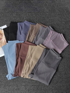 Yoga Pants Womens High Waist Hip Lift Peach Hip High Elastic Tights Sports Running No Embarrassment Line Fitness Pants Pants