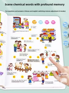 MONLEYTA | Interactive Early Education Audio Book For Kindergarten And Primary School Children Language Enlightenment Reading Device