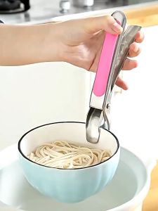 Kẹp Inox Gắp Bát Đĩa Đồ Nóng Chống Bỏng Cao Cấp Dụng Cụ Gắp Chén Đĩa Chống Trượt Chịu Lực Cao