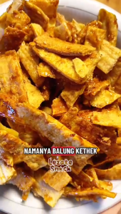 Balung Kethek Pedas Manis 200gr Super Murah / Kripik Singkong Pedas Manis Keripik Singkong Pedas Manis Lengket