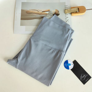 High-Waist Ladies Yoga Pants Nine-Five Nylon Size-Free Fitness Bottom Wear Pulley Emissive Quick-Dry Tummy Contouring Breathable