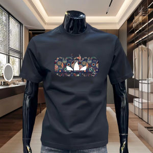 2026 Spring and summer Trendy High-end Pure Cotton Short-sleeved T-shirt Casual and Sporty Versatile Top High-quality Ins Y2k