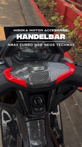 Misoka New Handlebar Cover Dan  Atau Ring Cover Speedometer Plastik Abs Carbon Wtp