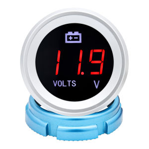 RYSJM | 52mm Car Water Temp Gauge Voltage Oil Press Meter With Sensor Universal 0-190OHMS Car Fuel Level Gauge Meter For 12V 24V Car