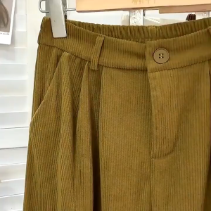 6 POCKET COLORED CORDUROY PANTS STRAIGHT CUT CORDUROY CARGO PANTS LADIES #51