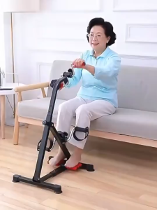 Stepper Exercise Bike with adjustable resistance for hands and feet full-body workout