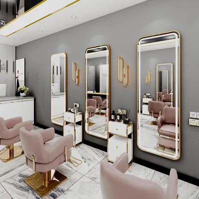 MOLORE | Professional Hairdressing Salon Wall-Mounted Mirror with Light
