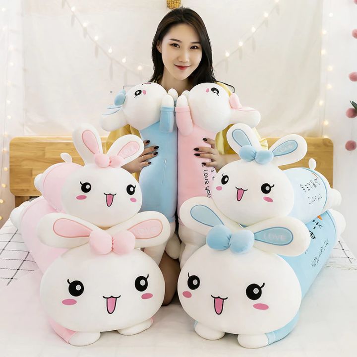 Boneka Bantal Guling Rabbit Pita 90cm Bahan Plush Halaus Berlebel SNI ...