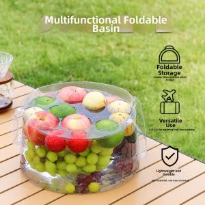Jiaxun | Portable Folding Basin for Washing Face Feet and Laundry Lightweight Storage