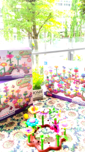 272Pcs DIY Garden Building Blocks | Flower Stacking Puzzles | Assembly Learning Toy for Kids | Creativity Gift Set
