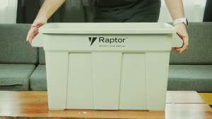 Raptor Ridge 74 Large Capacity Storage Box w/Stackable Design