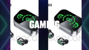 tai nghe bluetooth YD-03 cảm ứng v5.3 không dây pin trâu âm thanh hifi rõ nét hộp sạc led 1200mah kết nối ổn định đàm thoại to rõ chơi game nghe nhạc gọi điện