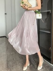 Elegant Flowing Chiffon Halter Neck Sleeveless Dress Womens High Waist A-Line Midi Skirt Gentle Fairy Wind Summer New Arrival