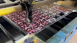 Nezha Ao Bing hoạt hình mặt dây chuyền móc khóa acrylic ngoại vi dễ thương và vui nhộn để gửi cho bạn bè