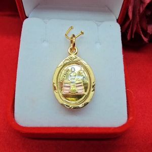 จี้พระหลวงโสธร ด้านหลังพระพุทธชินราช ขนาด 1.6x2cm องค์สามกษัตริย์ การค้าขาย สุขภาพ ควาสำเร็จในชีวิต เงินทอง โชคลาภ พร้อมบูชา