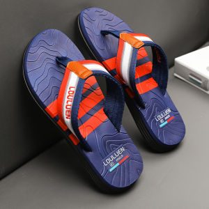 Mens Outdoor Anti-Slip Beach Sandals 2024 Summer New Soft Bottom Wear-Resistant Board Drag Slippers Breathable Thick Bottom