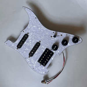 Prewired Loaded Guitar Stratocaster Pickguard SSH Pick Guard Alnico 5 Pickups Coil Splitting Switch for Fender Electric Guitar Accessories