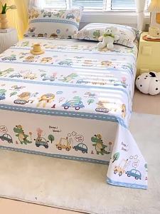 Drap Cotton Kích Cỡ King In Hình Hoạt Hình