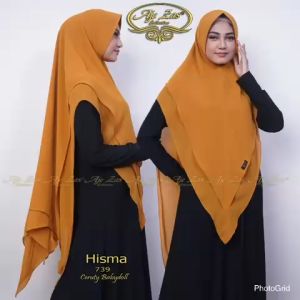BISA COD Hijab Syari Kepala Soft Pet Antem Kode HISMA Bahan Ceruty Babydoll By Ory AjeZas Collection
