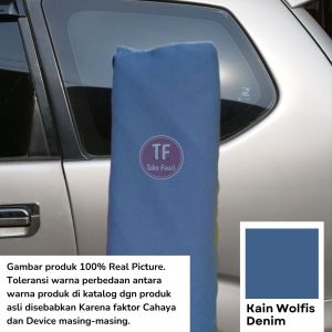 Kain Wolfis Denim Grade A Premium Tebal Exclusive Bahan untuk Gamis & Hijab