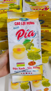 LỐC 3 GÓI BÁNH PÍA ĐẬU XANH - SẦU RIÊNG CÂY 4 CÁI 160G