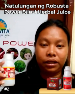 Robusta Power 8 In-1 Herbal Drink Mix with Collagen Buah Merah Guyabano Barley Grass & 4 Others Herbs - Anti-Oxidant Herbal Drink Mix for Immunity Support.