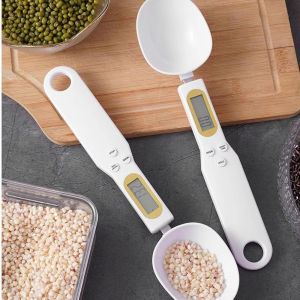 500g 0.1g Electronic Kitchen Scale LCD Digital Measuring Food Flour Digital Spoon Scale Mini Kitchen Tool for Milk Coffee Scale