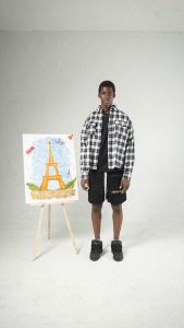 DENIMITUP - Monochrome flannel - Kemeja pria