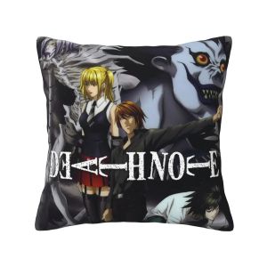 Anime DEATH NOTE Pillow Case Home Decoration Polyester Cushion Cover for Sofa Throw Pillow Cover Resuable Funda Cojines 45x45