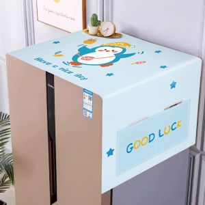 Cartoon Fridge Top Cover Cloth Dust Cover Single Double Door Washing Machine Top Cover Cloth Storage High End Refrigerator