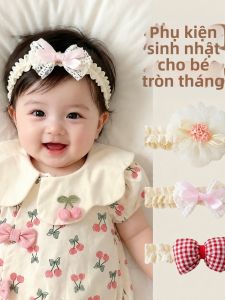 Dây Đeo Đầu Voan Nơ Dễ Thương Phụ Kiện Chụp Ảnh Bé