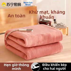 Nanjiren | Đệm Điện Điều Khiển Nhiệt Độ Thông Minh Đôi Đệm Điện Đơn Người Dùng Đệm Điện Cho Ký Túc Xá Sinh Viên Đệm Điện Ấm Áp Thoải Mái