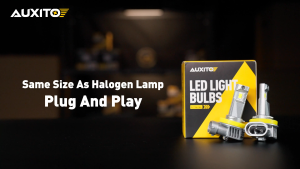 AUXITO 2PCS 60W 14000LM H11 LED Car Headlight HB3 9005 HB4 9006 Waterproof 1:1 Mini Size Headlamp White 12V