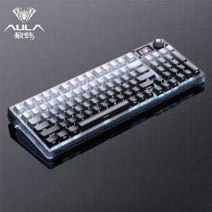 AULA | Gaming E-Sports Bluetooth Wireless Mechanical Keyboard with Digital Display