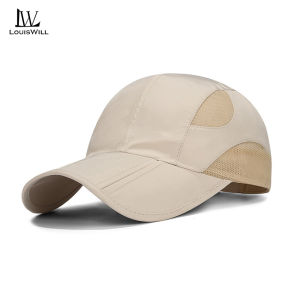LouisWill Sun Cap Baseball Hat Sun-proof Hat Casual Sun Hats Portable Baseball Cap Large Brim Cap Sun Protection Cap UV Protection Hats for Summer Outdoor Travel Foldable Storage