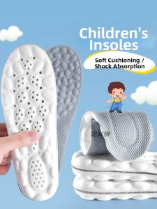 MICUI | Shock Absorption Anti-Odor Moisture Absorbing Breathable Arch Support Childrens Insoles