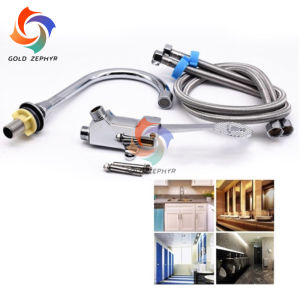 Hands-free medical pedal taps for hospitals and schools - Brass foot pedal control