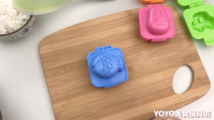 [Little B House] Boiled Egg Mold Rice Mould Cartoon Bento Maker Rice Mold Bento Accessories 便当饭团鸡蛋模具 Acuan Telur - KW09