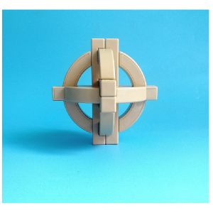 Qiyi Plastic Assemble Unlock Octagonal Ball Creative Student Gift Mathematical Geometry Model Burr Puzzle Burr Puzzle