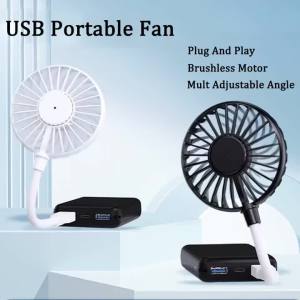 Quạt USB Mini Cầm Tay Bằng Nhựa Im Lặng Dùng Cho Văn Phòng Bàn Làm Việc Du Lịch Mùa Hè Sử Dụng Ngoài Trời Quạt Nhỏ Có Thể Gập Lại
